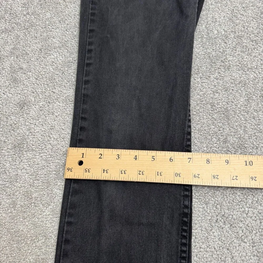 Levi's 511 Straight Leg Slim Fit Denim Jeans Mens 28x32 Black Waterless Casual